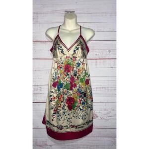 ECI Floral Silk Feel Cami Dress US Size 4